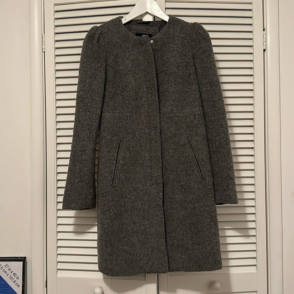 Grey Peacoat